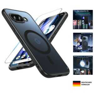 Android Handyhülle Schutzglas-Magnetisch für Pixel 9a, Stoßfest, Slim