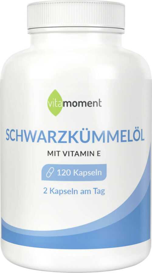 Schwarzkümmelöl mit Vitamin E 120 Kapseln