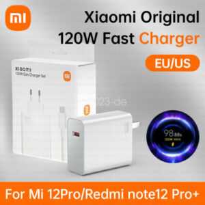 Xiaomi 120W Schnellladegerät Netzteil USB-C Ladekabel Redmi Note 11/12 Pro + 13