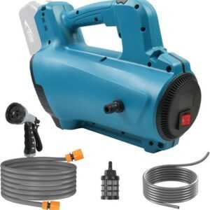 Makita 18V Akku-Wasserpumpe, kabellos, 220W, Bewässerungspumpe - 10M Auslassrohr