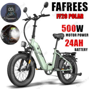 20 Zoll Elektrofahrrad 500W Klapprad E-Bike 24AH E Mountainbike 45km/h Pedelec