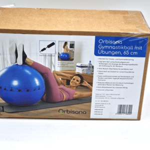 Orbisana Gymnastikball mit Übungen, 65 cm