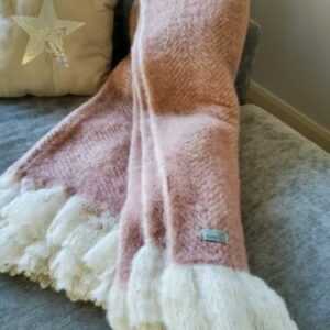 Wolldecke / warme Wohndecke Cozy / warme Wendedecke / Mohair