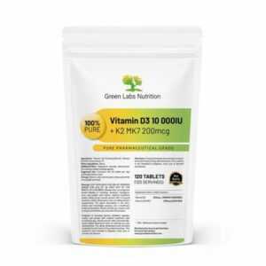 Vitamin D3 10000 IE + K2 MK7 200 mcg Tab – Immunsystem, Knochen, Muskeln & Zähne