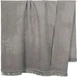 PAD Tages Wohn Baby Decke SYDNEY Baumwolle Polyacryl light grey