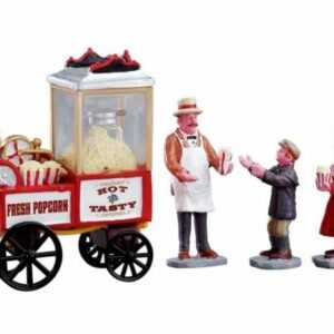Lemax Weihnachtsdorf Popcorn Verkäufer Winter Deko Weihnachten Deko Figuren