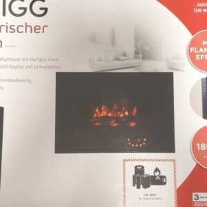 QUIGG Elektrischer Kamin  1800W Elektrokamin elektrisch Flammen | Neu OVP | TOP✅