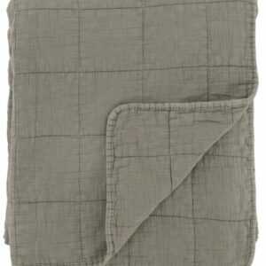 Chic Antique - Decke Quilt Kuscheldecke 180x130cm Eukalyptus Grau