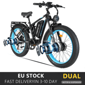 3000W Elektrofahrrad 52V E-Fahrrad 25Ah E-Mountainbike OffRoad 26 zoll 62km/h EU
