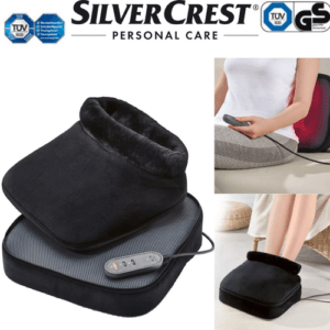 SILVERCREST 2 in 1 Fußmassagegerät Shiatsu Rücken-Massagegerät mit Wärmefunktion