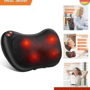 Shiatsu Massagegerät mit Wärmefunktion – Nacken- und Rückenmassage für Zuhause