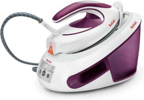 Tefal Express Anti-Kalk Dampfbügelstation, SV8054, weiß/violett