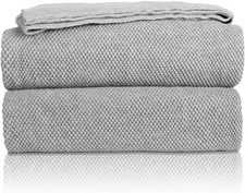 MH MYLUNE HOME Baumwolldecke Strickdecke Öko-Tex 150x200cm