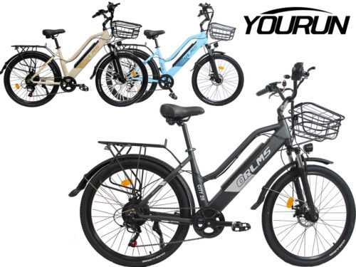 Damen E-bike 26 Zoll Mountainbike 500w Elektrofahrrad 25km/h E-City Bike Moped