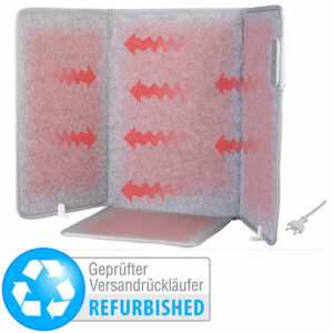 Sichler Faltbares 2in1-Infrarot-Heizpanel mit Fußmatte, Versandrückläufer