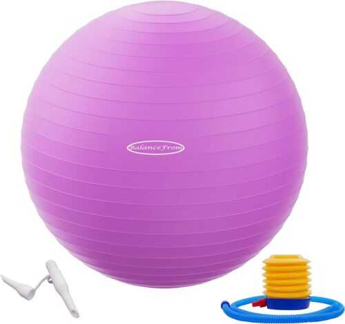 BalanceFrom Gymnastikball/platzfest/rutschfest/48–55 cm (M) mit Schnellpumpe