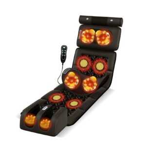 Rückenmassagegerät Massagematte 3in1 Shiatsu Massagegerät mit Wärmefunktion