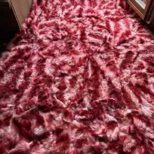 Lammfell Decke Felldecke Schafsfell,  Kuscheldecke Wanddecke