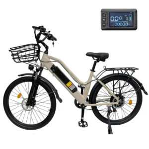 NEW ORLMS CITY BIKE,26 Zoll Elektrofahrrad,E-Mountainbike 45KM/H E-Cityrad