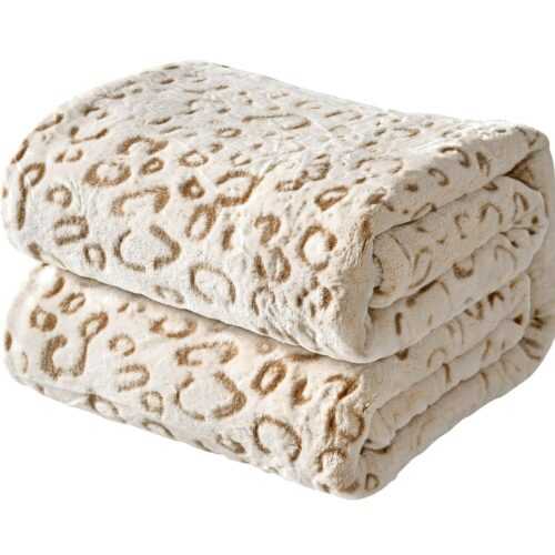 Extra Weiche Fleece Decke 130x150cm - Elegante Kuschelzeit im