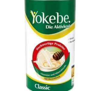 Yokebe Classic - Diätshake zum Abnehmen - glutenfrei  - 4 x 500 g Mhd Mitte 2026