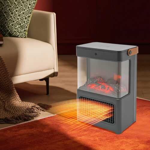 3D-3D Simulation Heizgerät Kamin Flammeneffekt Elektrischer Heizkamin 2000W