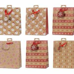 Laro Premium Geschenktaschen Geschenktüten Weihnachten 10/20/40/100stk Medium