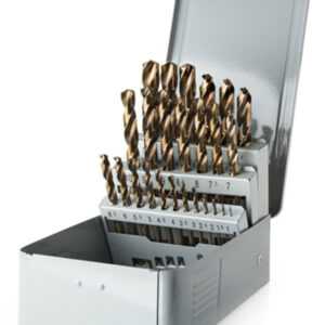 Metallbohrer-Satz HSS-Co 1-13mm kobaltlegiert 25 tlg DIN338 in Metall Kassette