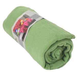 Fleecedecke Polarfleece Wiesengrün 130x170cm Wohndecke Schlafdecke