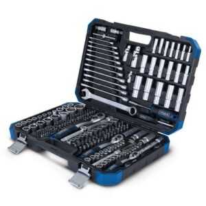 Scheppach TB250 Werkzeugkoffer 218-tlg Werkzeug Set Werkstattkoffer Aluminium
