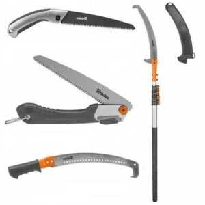 Handsäge Teleskopsäge Astsäge Klappsäge Gartensäge Astschere Stahl SK5  34-375cm