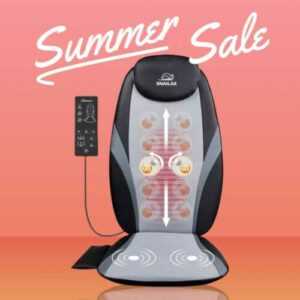 Snailax Massageauflage Gel-Massageknoten, Shiatsu Rückenmassaggerät SL 256