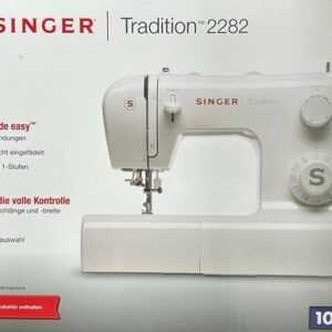 SINGER Tradition 2282 Freiarm Nähmaschine Einfädler 110 Anwendungen 32 Nähprogra