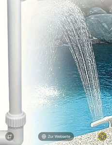 Pooldusche, Wasserfall, Regner , Sprinkler, , Gartenpool Neu