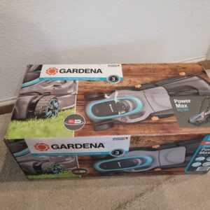 GARDENA 14632-20 Akku-Rasenmäher PowerMax 32/18V P4A Ready-To-Use Set