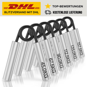 Zeagus Handtrainer & Unterarmtrainer (4/6 Pack) – 22,5-135kg, Muskelaufbau & ...