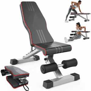 Hantelbank Trainingsbank Schrägbank Klappbar Sport Flachbank Sit Up Bank 150 kg