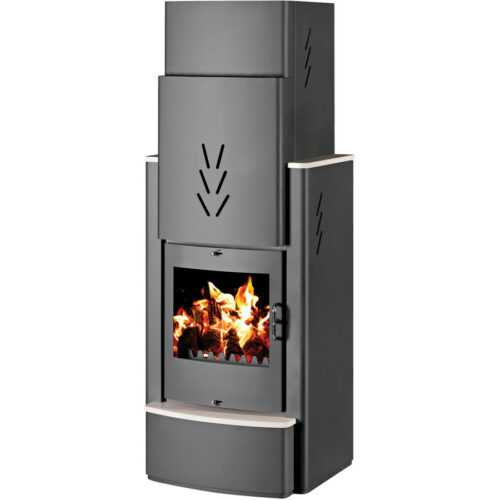 Victoria Sonata Kaminofen – 16,00 kW, Steinverkleidung, massiv, stark & effizien