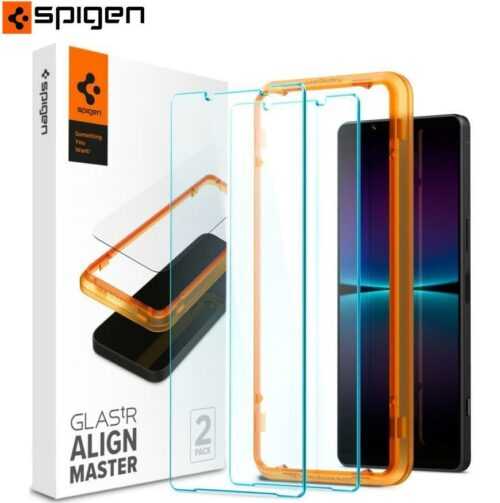 2x Gehärtet Glas für Sony Xperia 1 VI Spigen Displayschutzglas Hartglas Glas