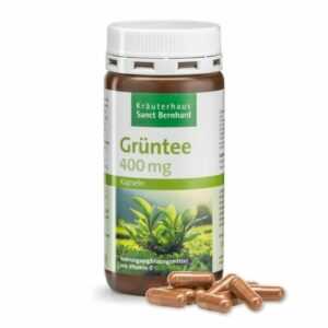 Grüntee-Kapseln | Grüntee-Extrakt | Mit Vitamin C | 120 Kapseln |  210,14€/kg