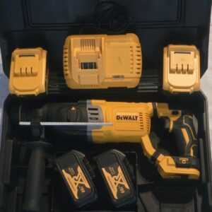 DeWalt Komplett Set Schlagbohrschrauber Bohrhammer 4 Stück Akku Ladegerät Koffer