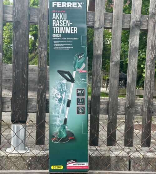 FERREX Akku Rasentrimmer 20 V Trimmer Freischneider Kunststoff Messer Neu GDRT26