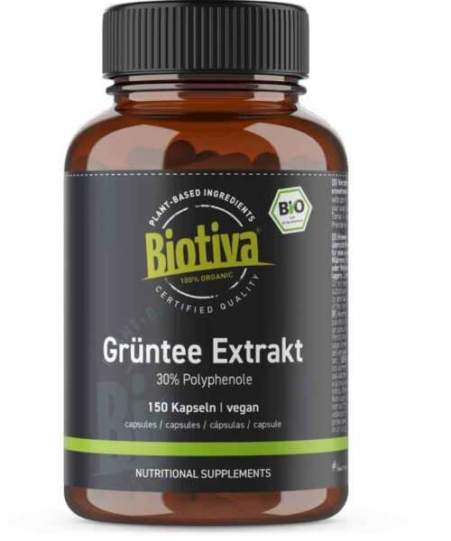 Grüntee Extrakt Bio 300 Kapseln (2x150)