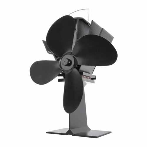 Güde Ofenventilator Kamin Gebläselüfter OV 4F stromlos 4 Flügel mit Thermometer