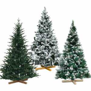 Urhome Künstlicher Weihnachtsbaum Christbaum Dekobaum PVC Kunstbaum Tannenbaum