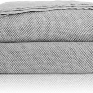 MH MYLUNE HOME Strickdecke aus Baumwolle Oeko-Tex 150 x 200 cm