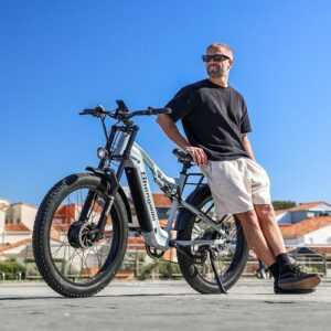 Shengmilo S600 Elektrofahrrad Dual Motor Mountain E-Bike 48V 17.5Ah 26" Fat Tire