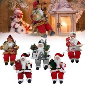 Deko Weihnachtsmann Santa Claus Winterdeko Dekofigur Weihnachtsdeko rot 35 cm