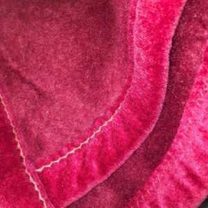 Dralon Decke Kniedecke 100x150 Cm Bordeaux Dunkelrot Neu