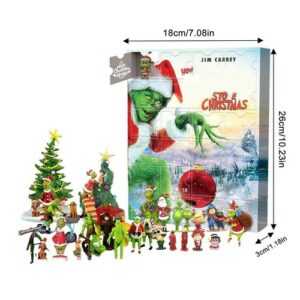 Grinch Adventskalender Weihnachten 24~Spielzeugfiguren Jungen Mädchen Geschenk!